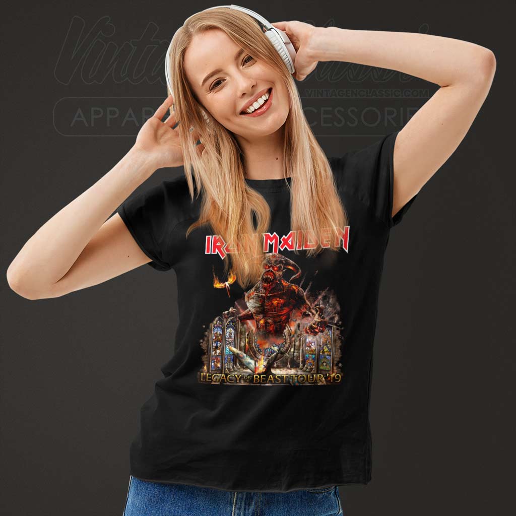 iron maiden shirt womens