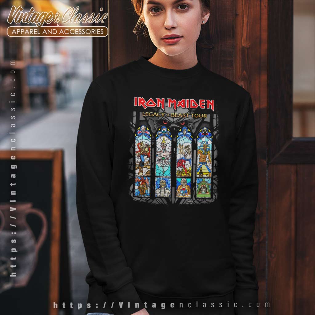 Iron Maiden Shirt Legacy Of The Beast World Tour - High-Quality