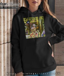 Iron Maiden Shirt Somewhere In Time Uk Tour Hoodie
