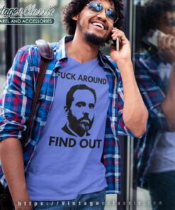 Jack Smith Fuck Around Find Out V Neck TShirt