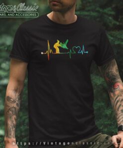 Jiu Jitsu Heartbeat Watercolor T Shirt