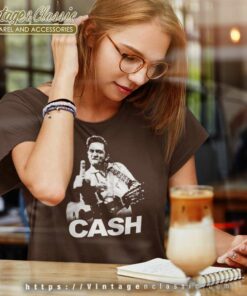 Johnny Cash Finger Women TShirt