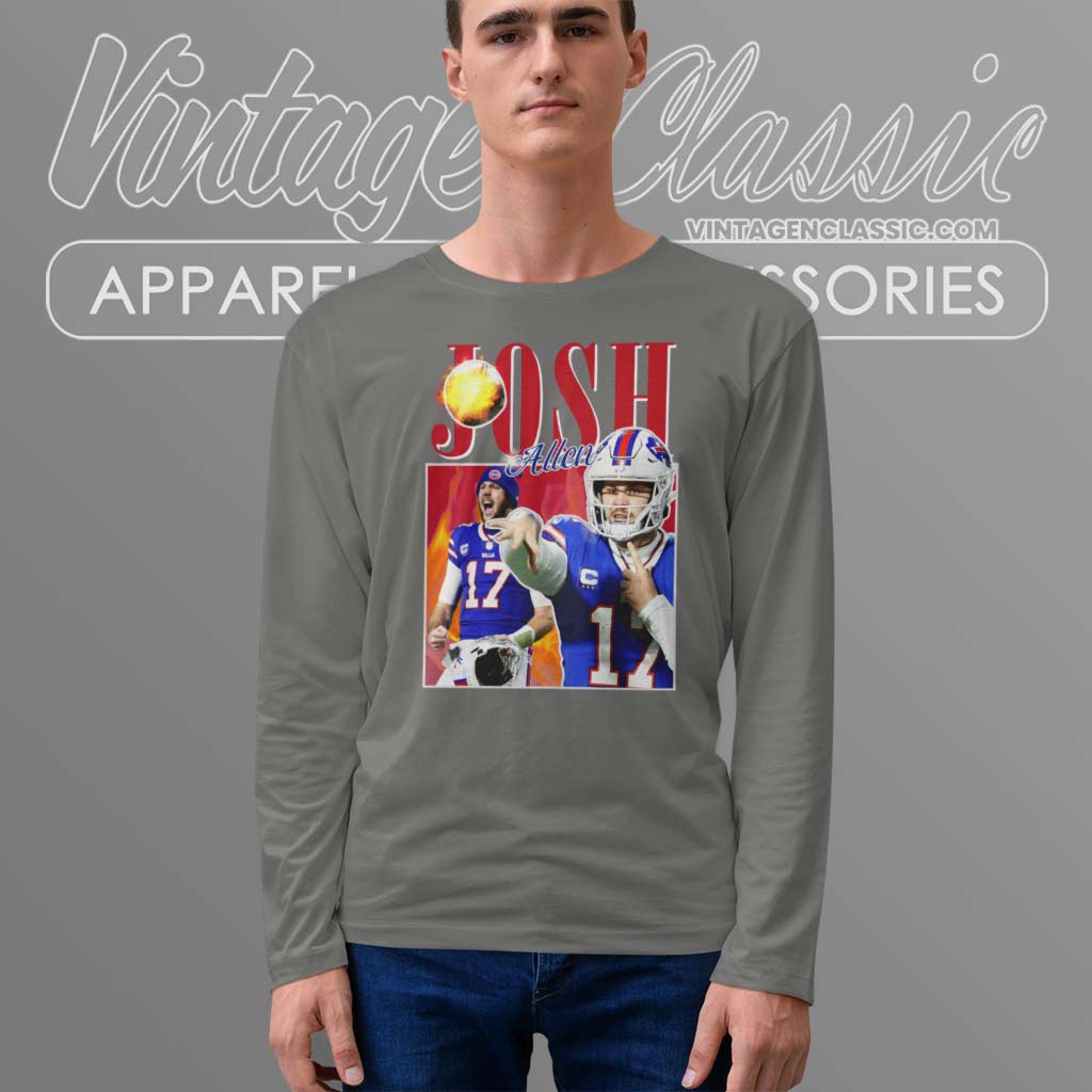 Josh Allen Oh My Football 90s Vintage Style Shirt Tee