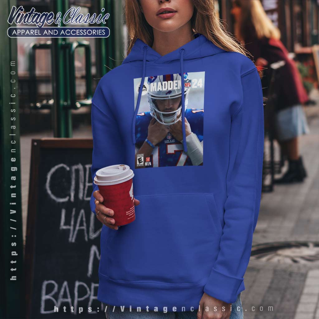 Official josh Allen Buffalo Bills Madden 2024 shirt, hoodie, sweater, long  sleeve and tank top