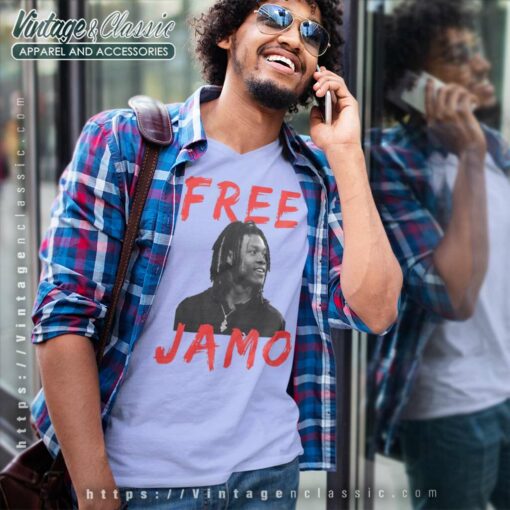 Kerby Joseph Wearing Free Jamo Shirt