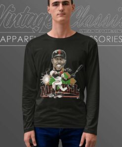 Kevin Mitchell San Francisco Giants Caricature Long Sleeve Tee