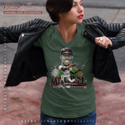 Kevin Mitchell San Francisco Giants Caricature Shirt
