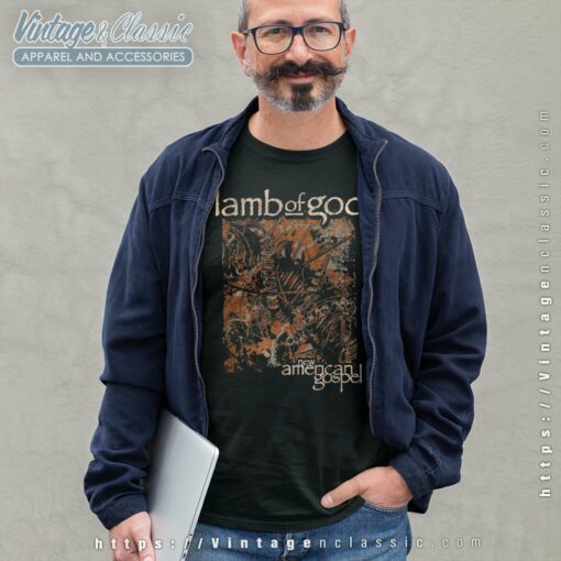 Lamb Of God Shirt Album New American Gospel