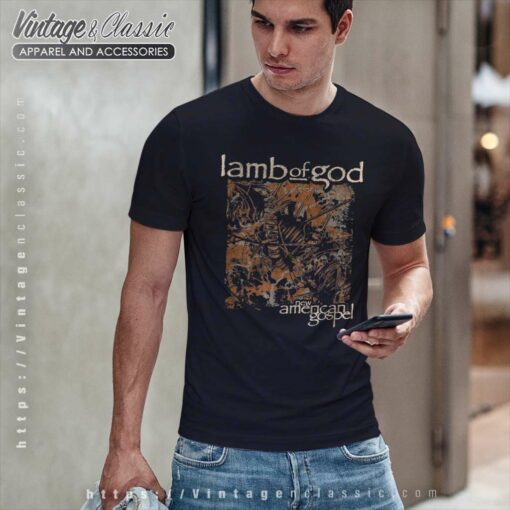 Lamb Of God Shirt Album New American Gospel