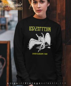 Led Zeppelin Over Europe 1980 Sweatshirt 1