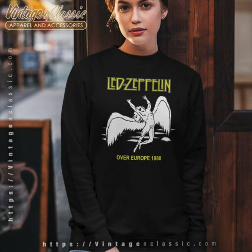 Led Zeppelin Over Europe 1980 Shirt