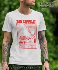 Led Zeppelin Shirt Tampa Stadium Tour 1973 T Shirt