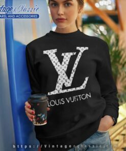 Louis Vuitton LV Brown Pattern Logo Shirt - Vintagenclassic Tee