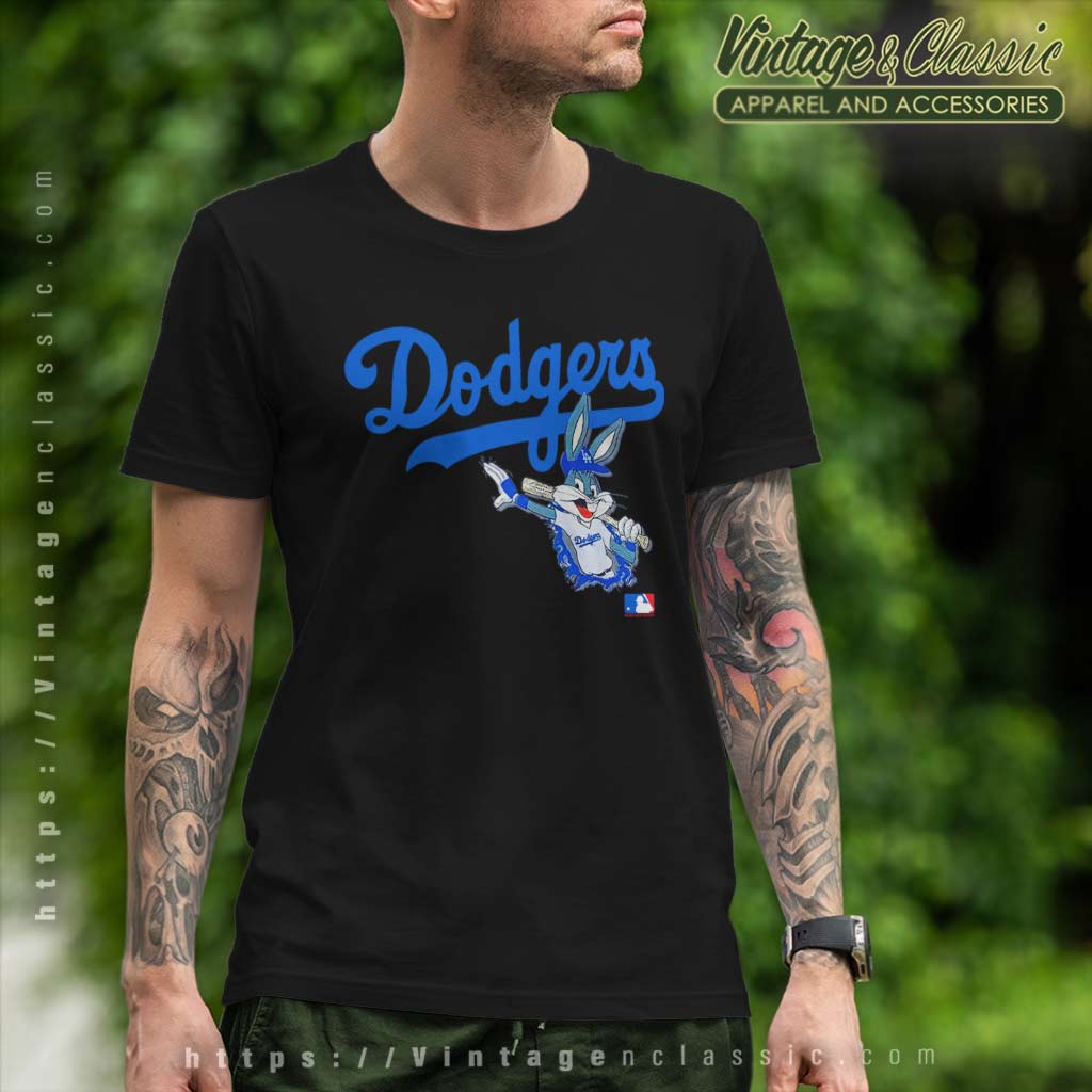 90's Los Angeles Dodgers Blue T-shirt Single Needle Size 