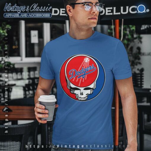 Los Angeles Dodgers Grateful Dead Logo Shirt