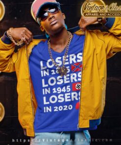 Losers In 1865 Losers In 1945 Losers In 2020 V Neck TShirt