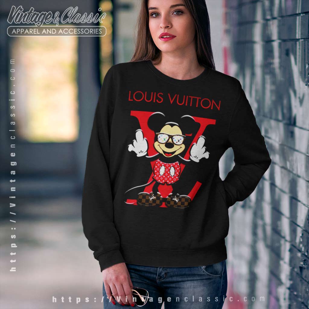Mickey Mouse Fashion Louis Vuitton Shirt, Mickey Mouse LV Shirt hoodie,  sweatshirt, longsleeve tee