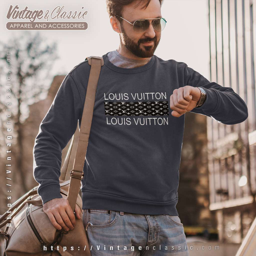 Louis Vuitton Logo Pattern Shirt - Vintagenclassic Tee