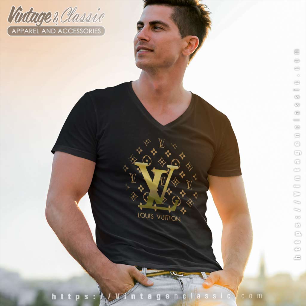 Louis Vuitton Black Logo Shirt - Vintagenclassic Tee