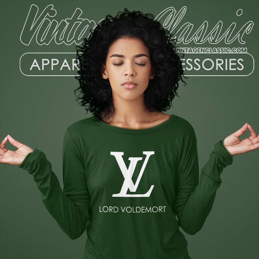 Lord Vordemort / Louis Vuitton drip inspired – Tshirt – BLACK TSHIRT –  WHITE LOGO – T-Industries