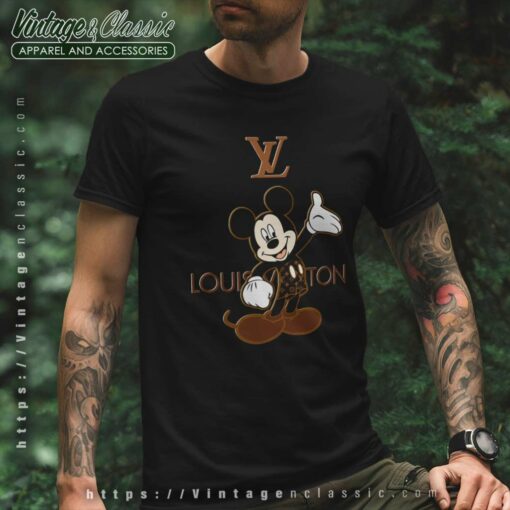 Louis Vuitton LV Mickey Mouse Fashion Shirt