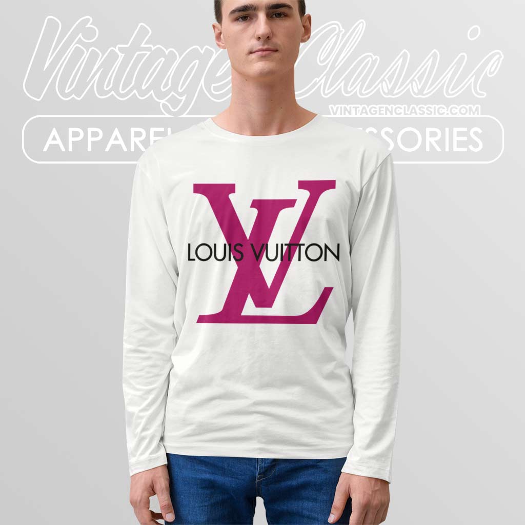 Louis Vuitton LV Pink Logo Shirt - Vintage & Classic Tee