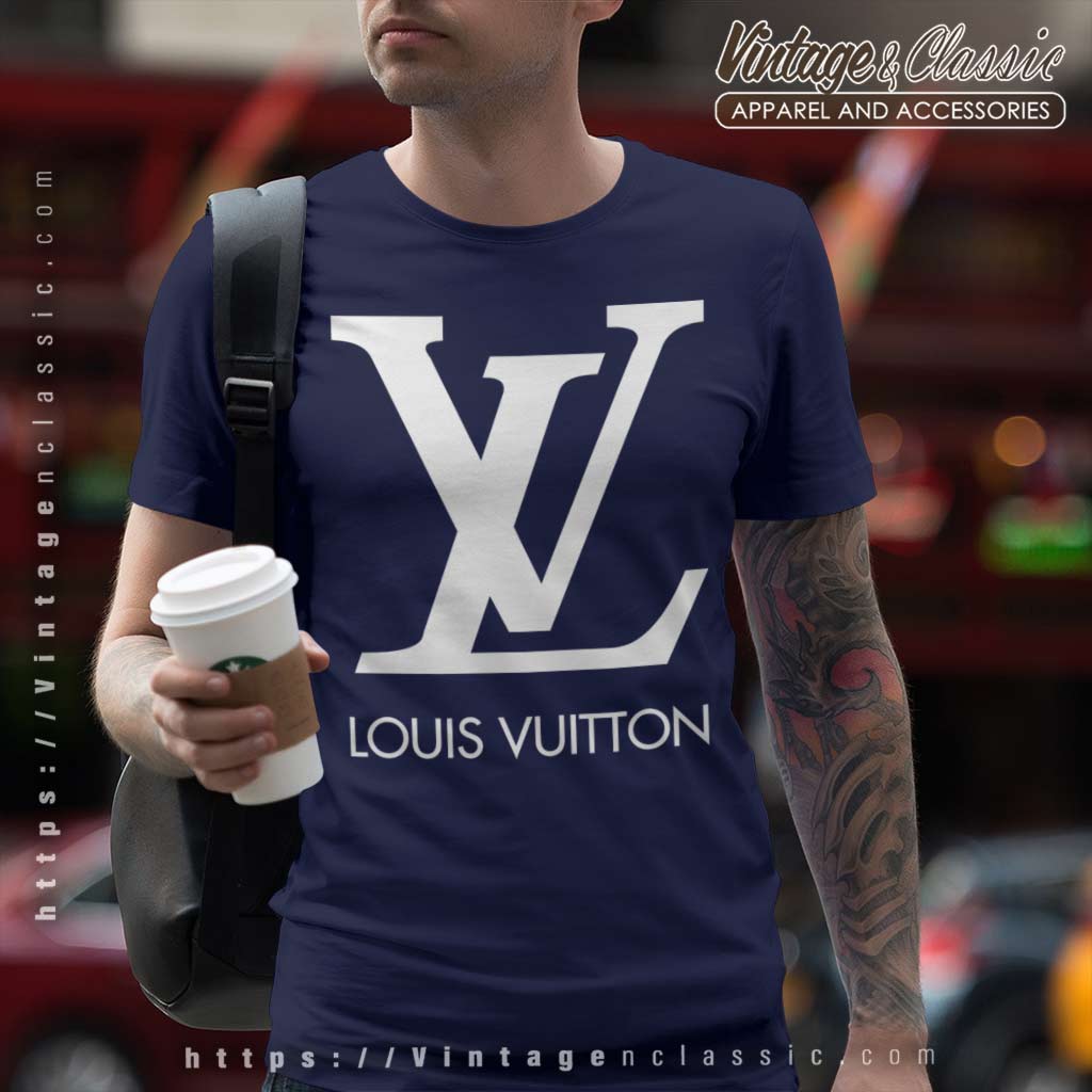 Louis Vuitton LV White Logo Shirt - Vintage & Classic Tee