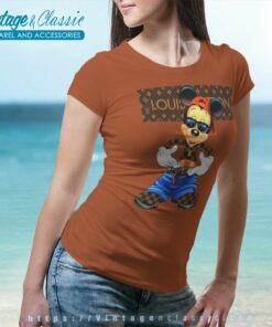 Louis Vuitton Mickey Mouse Funny Women TShirt