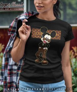 Louis Vuitton Mickey Mouse Stay Stylish Women TShirt