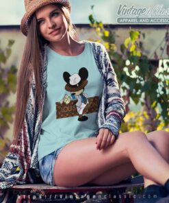 Louis Vuitton Mickey Mouse Fashion Women TShirt