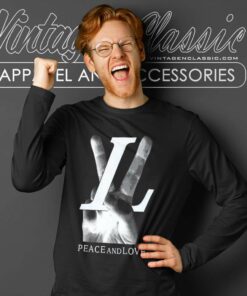LV peace ✌️ and love Sweater, Men's Fashion, Tops & Sets