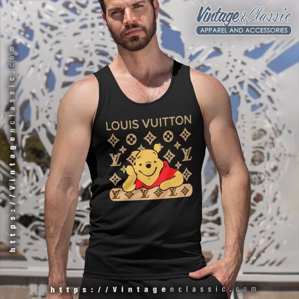 Winnie The Pooh Louis Vuitton Men's Tank Top - Lapommenyc Store