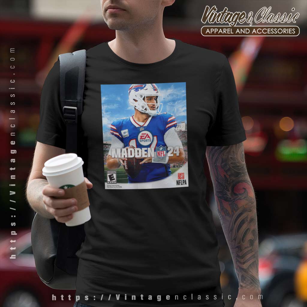 Retro Josh Allen Shirt Design 2023 Josh Allen Merch Madden 24 Cover Athlete  Buffalo Bills Sweatshirt Fan Gift - Family Gift Ideas That Everyone Will  Enjoy