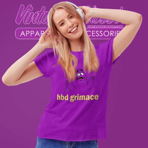Mc Donaldss Hbd Grimace Shirt