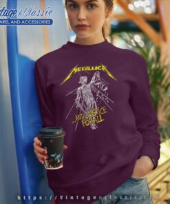 Metallica And Justice For All Tracks Sweatshirt