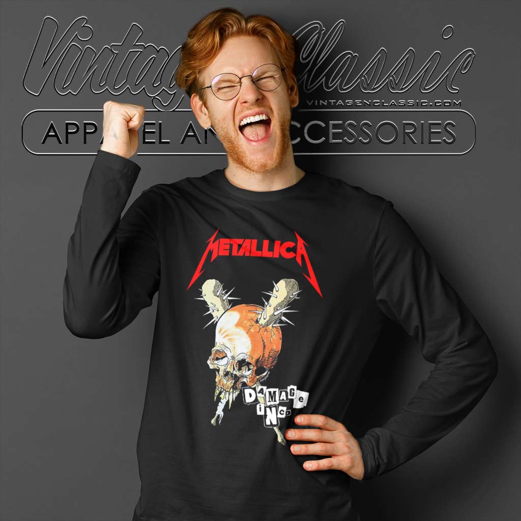 ske selvfølgelig Bare gør Metallica Damage Inc Tour Shirt - High-Quality Printed Brand