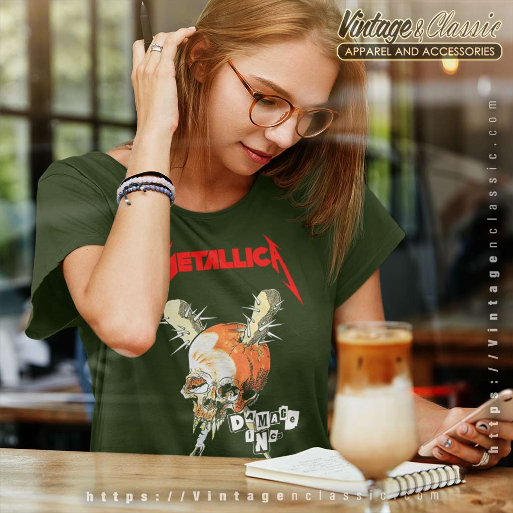 Metallica Damage Inc Tour Shirt - Vintagenclassic Tee