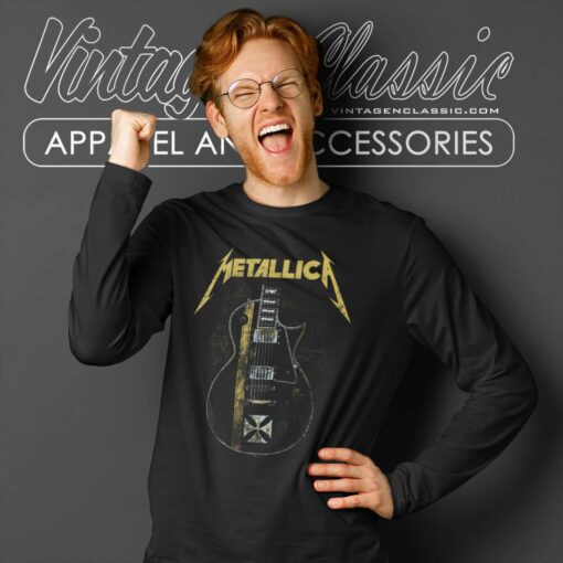 Metallica Hetfield Iron Cross Shirt