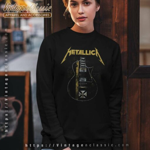 Metallica Hetfield Iron Cross Shirt