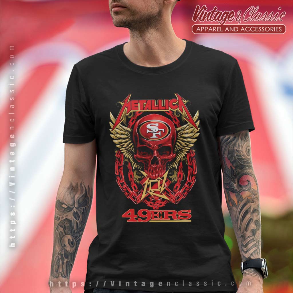 metallica 49ers shirt