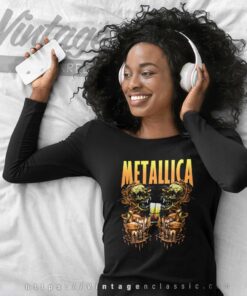 Metallica Shirt Pushead Design Summer Sanitarium Usa Long Sleeve Tee