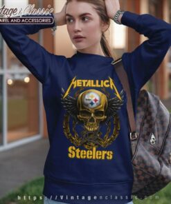 Metallica Shirt Skull Pittsburgh Steelers Sweatshirt