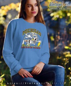 Michigan Wolverines Bugs Bunny Sweatshirt