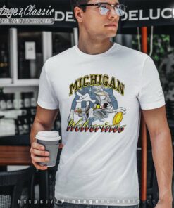 Michigan Wolverines Bugs Bunny T Shirt