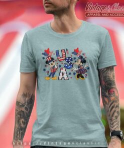 Mickey Minnie Party In The Usa 4th Of July T Shirt