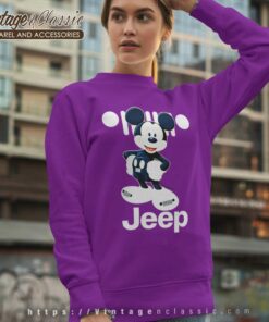 Jeep Mickey Mouse Disney Sweatshirt