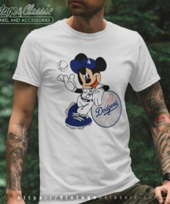 Mickey Mouse Los Angeles Dodgers T Shirt