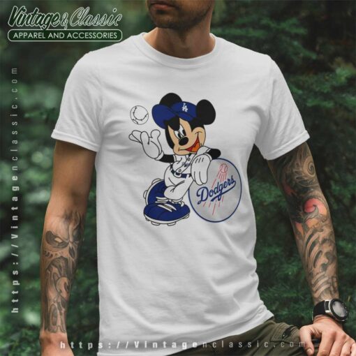 Mickey Mouse Los Angeles Dodgers Shirt