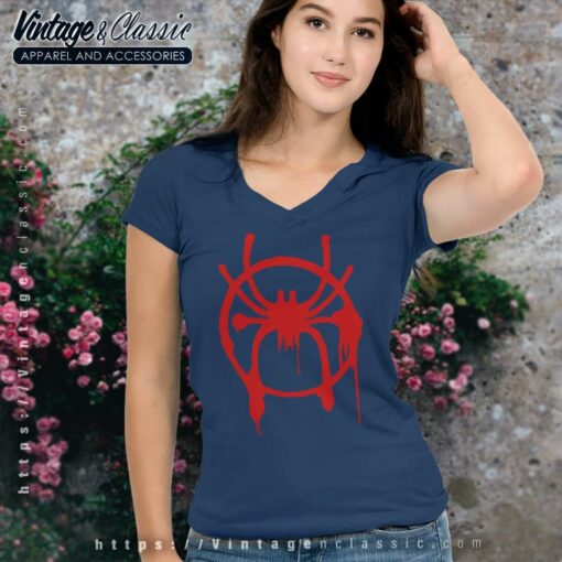 Miles Morales Spider Verse Logo Shirt