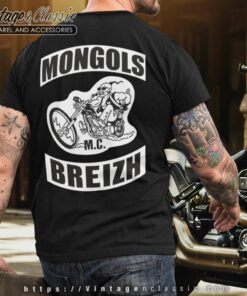 Mongols Mc Breizh T shirt Backside
